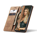 For Xiaomi Redmi Note 10 Pro 4G / Note 10 Pro Max CaseMe 013 Multifunctional Horizontal Flip Leather Case with Holder & Card Slot & Wallet(Brown)