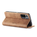 For Xiaomi Redmi Note 10 Pro 4G / Note 10 Pro Max CaseMe 013 Multifunctional Horizontal Flip Leather Case with Holder & Card Slot & Wallet(Brown)