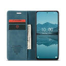 For Xiaomi Redmi Note 10 Pro 4G / Note 10 Pro Max CaseMe 013 Multifunctional Horizontal Flip Leather Case with Holder & Card Slot & Wallet(Blue)