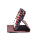For Xiaomi Redmi Note 10 Pro 4G / Note 10 Pro Max CaseMe 013 Multifunctional Horizontal Flip Leather Case with Holder & Card Slot & Wallet(Wine Red)