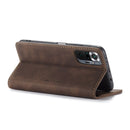 For Xiaomi Redmi Note 10 Pro 4G / Note 10 Pro Max CaseMe 013 Multifunctional Horizontal Flip Leather Case with Holder & Card Slot & Wallet(Coffee)