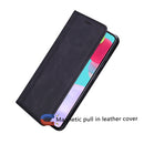 For Xiaomi Redmi Note 10 Pro Frosted Business Magnetic Horizontal Flip PU Leather Case with Holder & Card Slot & Lanyard(Black)