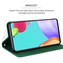 For Xiaomi Redmi Note 10 Pro Frosted Business Magnetic Horizontal Flip PU Leather Case with Holder & Card Slot & Lanyard(Green)
