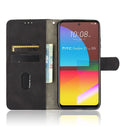 For HTC Desire 21 Pro 5G Solid Color Skin Feel Magnetic Buckle Horizontal Flip Calf Texture PU Leather Case with Holder & Card Slots & Wallet(Black)