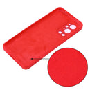 For OnePlus 9 Pro Solid Color Liquid Silicone Dropproof Full Coverage Protective Case(Red)