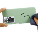 For Xiaomi Redmi Note 10 Pro Max Solid Color Liquid Silicone Dropproof Full Coverage Protective Case(Green)