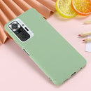 For Xiaomi Redmi Note 10 Pro Max Solid Color Liquid Silicone Dropproof Full Coverage Protective Case(Green)