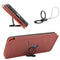 For Samsung Galaxy S21 FE Carbon Fiber Texture Magnetic Horizontal Flip TPU + PC + PU Leather Case with Card Slot(Brown)
