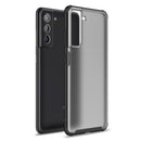 For Samsung Galaxy S21 FE Four-corner Shockproof TPU + PC Protective Case(Black)