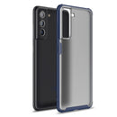 For Samsung Galaxy S21 FE Four-corner Shockproof TPU + PC Protective Case(Blue)
