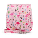 Flamingo Pattern Camera Bag with Shoulder Strap for Fujifilm Instax mini 11(Watermelon)