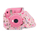 Flamingo Pattern Camera Bag with Shoulder Strap for Fujifilm Instax mini 11(Watermelon)