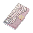 For Samsung Galaxy A12 Laser Glitter Powder Matching Crocodile Texture Horizontal Flip Leather Case with Card Slots & Holder & Wallet(Silver)