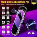 D8 1080P HD 160 Degrees Wide Angle Smart Recording Pen, Capacity:8GB(Black)