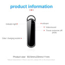 D8 1080P HD 160 Degrees Wide Angle Smart Recording Pen, Capacity:128GB(Black)