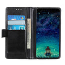 For Samsung Galaxy S21 FE Peas Crazy Horse Texture Horizontal Flip Leather Case with Holder & Card Slots & Wallet(Black)
