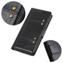 For Samsung Galaxy S21 FE Peas Crazy Horse Texture Horizontal Flip Leather Case with Holder & Card Slots & Wallet(Black)