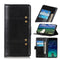 For Samsung Galaxy S21 FE Peas Crazy Horse Texture Horizontal Flip Leather Case with Holder & Card Slots & Wallet(Black)