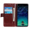 For Samsung Galaxy S21 FE Peas Crazy Horse Texture Horizontal Flip Leather Case with Holder & Card Slots & Wallet(Brown)