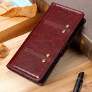 For Samsung Galaxy S21 FE Peas Crazy Horse Texture Horizontal Flip Leather Case with Holder & Card Slots & Wallet(Brown)