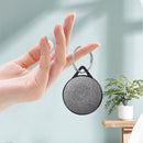 Sea Sand Texture PC Anti-scratch Shockproof Protective Cover Soft Case with Keychain Ring Loop For AirTag(Black)