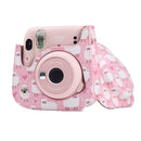 Painted Series Camera Bag with Shoulder Strap for Fujifilm Instax mini 11(Pink Sheep)