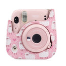 Painted Series Camera Bag with Shoulder Strap for Fujifilm Instax mini 11(Pink Sheep)
