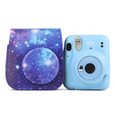 Painted Series Camera Bag with Shoulder Strap for Fujifilm Instax mini 11(Shining Starry Sky)