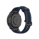 For Amazfit T-Rex Pro / Amazfit T-Rex Silicone Watch Band with Dismantling Tools, One Size(Navy Blue)