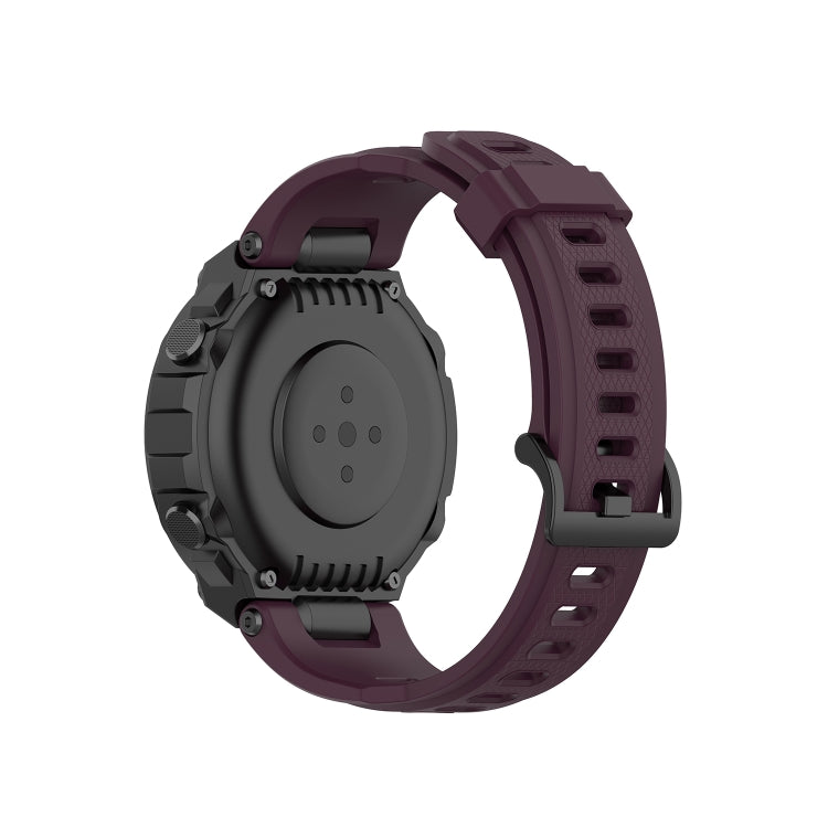 For Amazfit T-Rex Pro / Amazfit T-Rex Silicone Watch Band with Dismantling Tools, One Size(Purple)