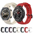 For Amazfit T-Rex Pro / Amazfit T-Rex Silicone Watch Band with Dismantling Tools, One Size(Red)