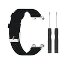 For Amazfit T-Rex Pro / Amazfit T-Rex Nylon Canvas Watch Band with Dismantling Tools, One Size(Black)