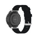 For Amazfit T-Rex Pro / Amazfit T-Rex Nylon Canvas Watch Band with Dismantling Tools, One Size(Black)
