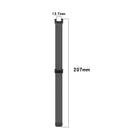 For Amazfit T-Rex Pro / Amazfit T-Rex Milanese Magnetic Metal Watch Band(Black)