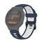 For Garmin Forerunner 220/230/235/620/630/735XT Two-color Silicone Watch Band(Blue+White)