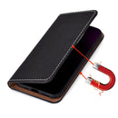 For Huawei P30 Lite Solid Color Magnetic Horizontal Flip Leather Case with Card Slot & Holder(Black)