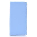 For Huawei P30 Lite Solid Color Magnetic Horizontal Flip Leather Case with Card Slot & Holder(Blue)