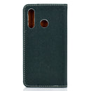 For Huawei P30 Lite Solid Color Magnetic Horizontal Flip Leather Case with Card Slot & Holder(Green)