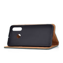 For Huawei P30 Lite Solid Color Magnetic Horizontal Flip Leather Case with Card Slot & Holder(Green)
