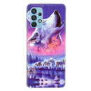 For Samsung Galaxy A32 4G Luminous TPU Protective Case(Seven Wolves)
