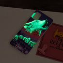 For Samsung Galaxy A32 4G Luminous TPU Protective Case(Seven Wolves)