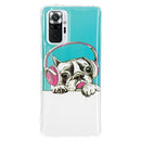 For Xiaomi Redmi Note 10 Pro Luminous TPU Protective Case(Headset Dog)