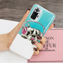For Xiaomi Redmi Note 10 Pro Luminous TPU Protective Case(Headset Dog)