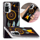 For Xiaomi Redmi Note 10 Pro Luminous TPU Protective Case(Black Wind Chimes)