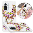 For Xiaomi Redmi Note 10 Pro Luminous TPU Protective Case(Flower Deer)