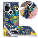 For Xiaomi Redmi Note 10 Pro Luminous TPU Protective Case(Blue Owl)