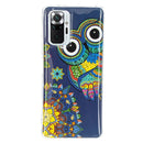 For Xiaomi Redmi Note 10 Pro Luminous TPU Protective Case(Blue Owl)