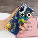 For Xiaomi Redmi Note 10 Pro Luminous TPU Protective Case(Blue Owl)
