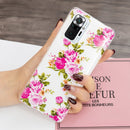 For Xiaomi Redmi Note 10 Pro Luminous TPU Protective Case(Rose Flower)