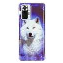 For Xiaomi Redmi Note 10 Pro Luminous TPU Protective Case(Starry Sky Wolf)